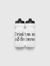 Load image into Gallery viewer, Drink From Me Bidon Pair White
