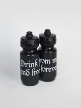 Load image into Gallery viewer, Drink From Me Bidon Pair Black
