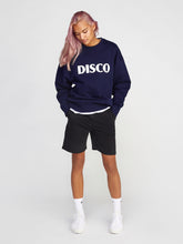 Load image into Gallery viewer, Disco Sweater Navy Women

