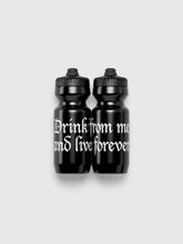 Load image into Gallery viewer, Drink From Me Bidon Pair Black
