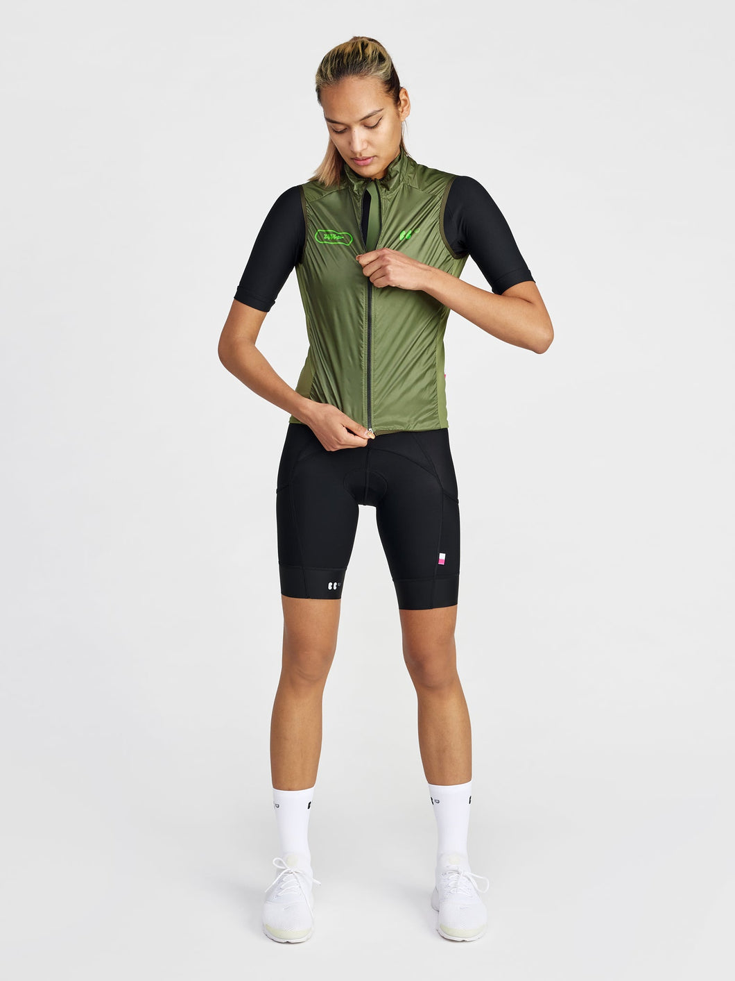 TSOT Mesh Gilet Olive Women Sample