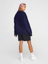 Load image into Gallery viewer, Disco Sweater Navy Women
